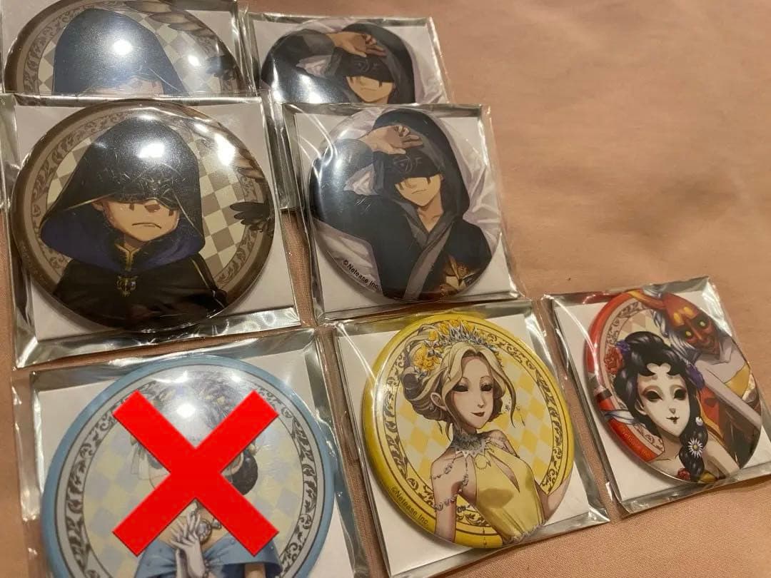 第五人格 ホテルコラボ 缶バッジ 等身