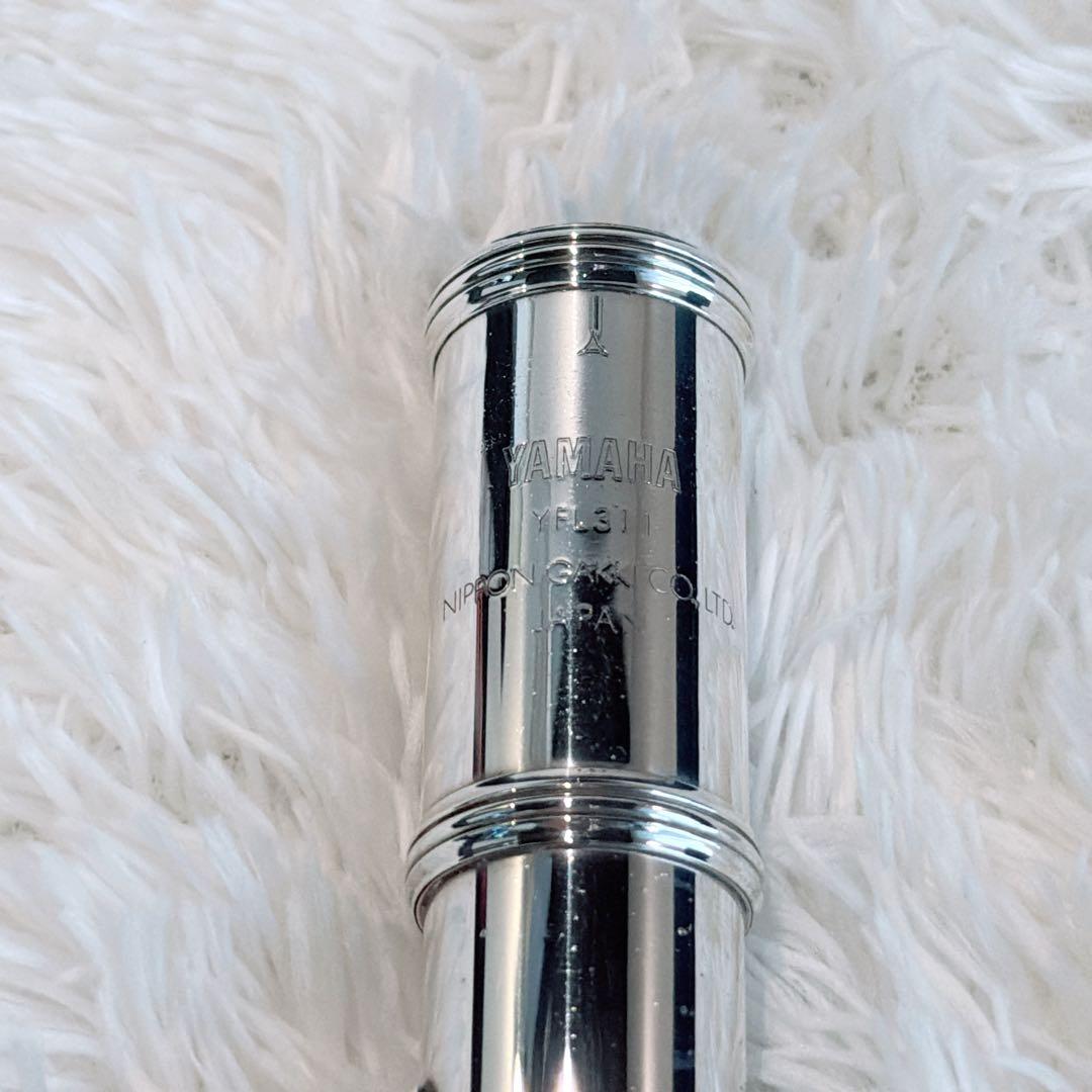 【磨き済】YAMAHA YFL-311 フルート 頭部管銀製 Eメカ