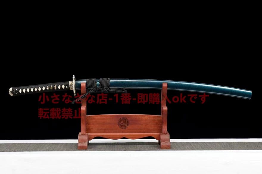 武具　刀装具　日本刀　模造刀   居合刀 『銀風波浪武士刀』
