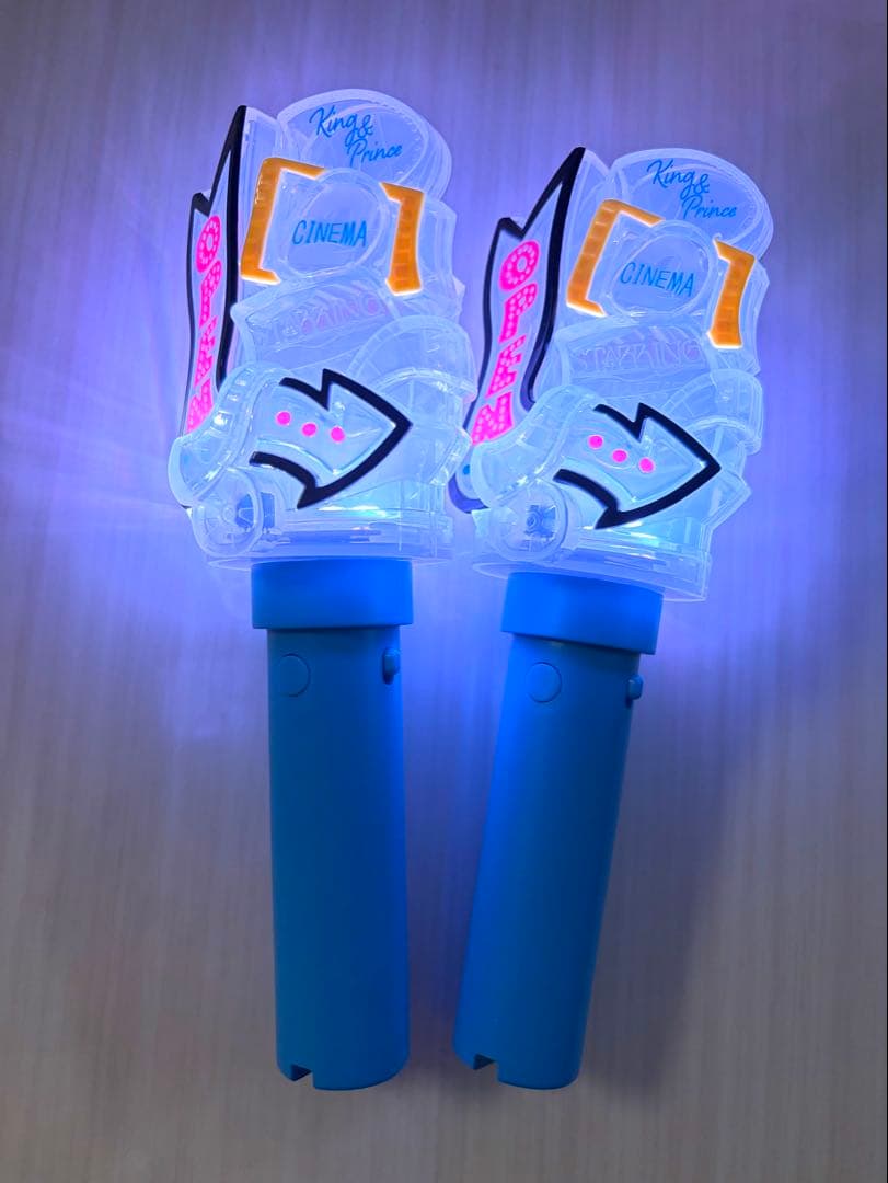 King&Prince キンプリ ペンライト starring ２本セット 銀テ