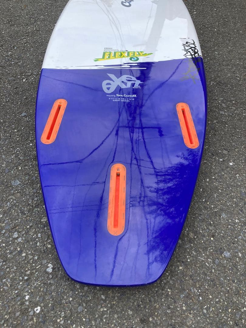 【美品】ジャスティスサーフボード エグザートモデル フレックスフライ5'11\"