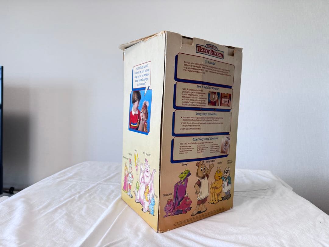 N*k様 テディラクスピン 本体、絵本２冊、カセットテープ２枚 昭和レ