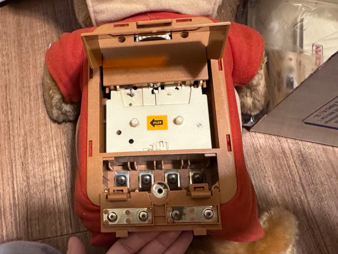 N*k様 テディラクスピン 本体、絵本２冊、カセットテープ２枚 昭和レ