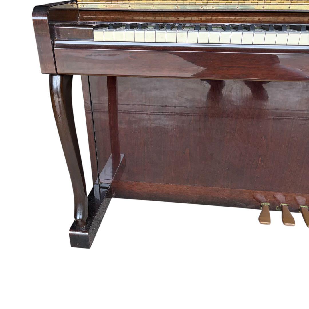 【美品】YAMAHA アップライトピアノ W110BW 猫脚 ウォルナット