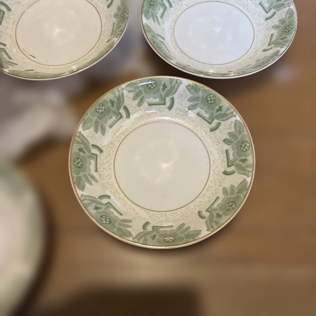 アンティーク　オールド陶東　東洋陶器會社 戦前 OCW印 ボウル　鉢　ラスター彩