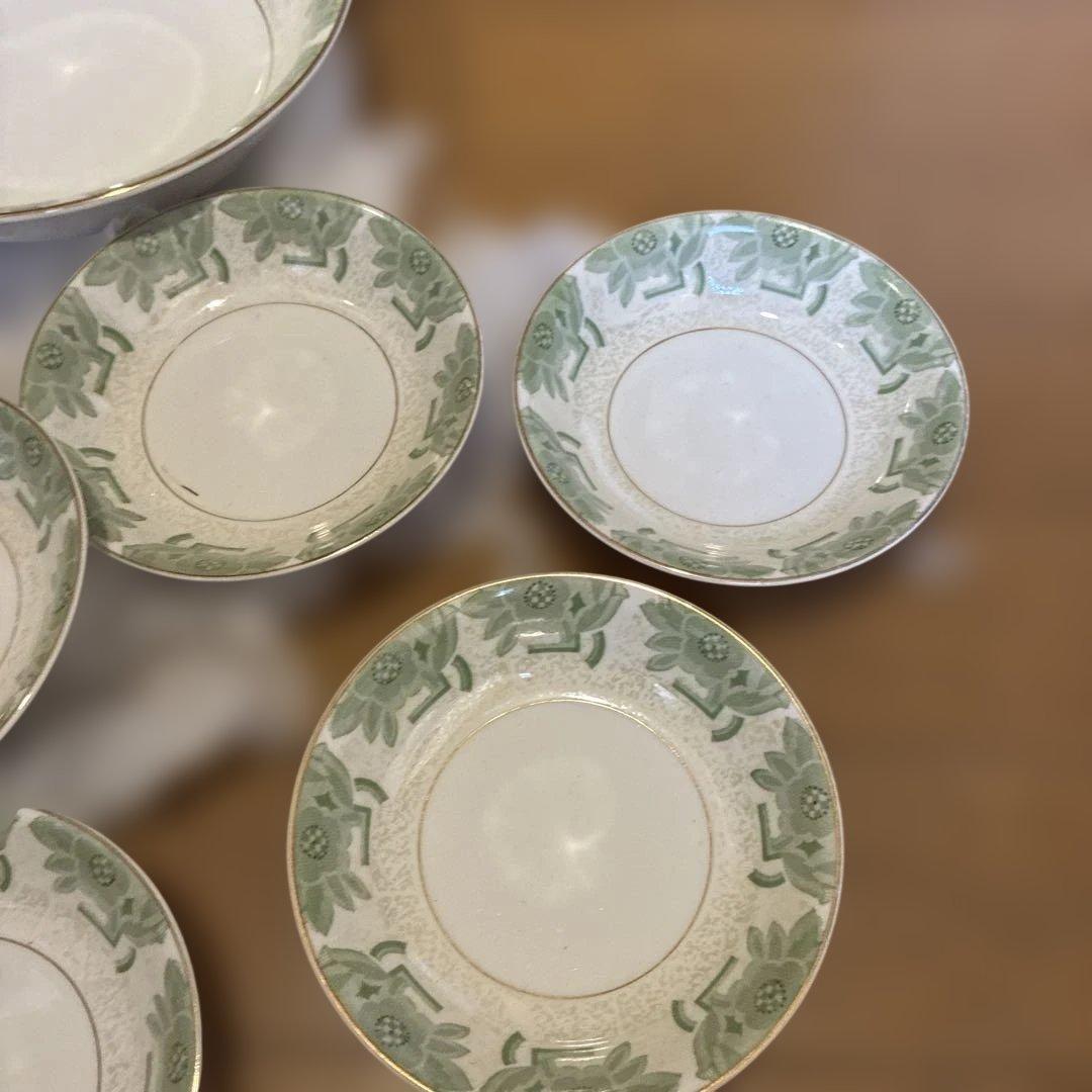 アンティーク　オールド陶東　東洋陶器會社 戦前 OCW印 ボウル　鉢　ラスター彩