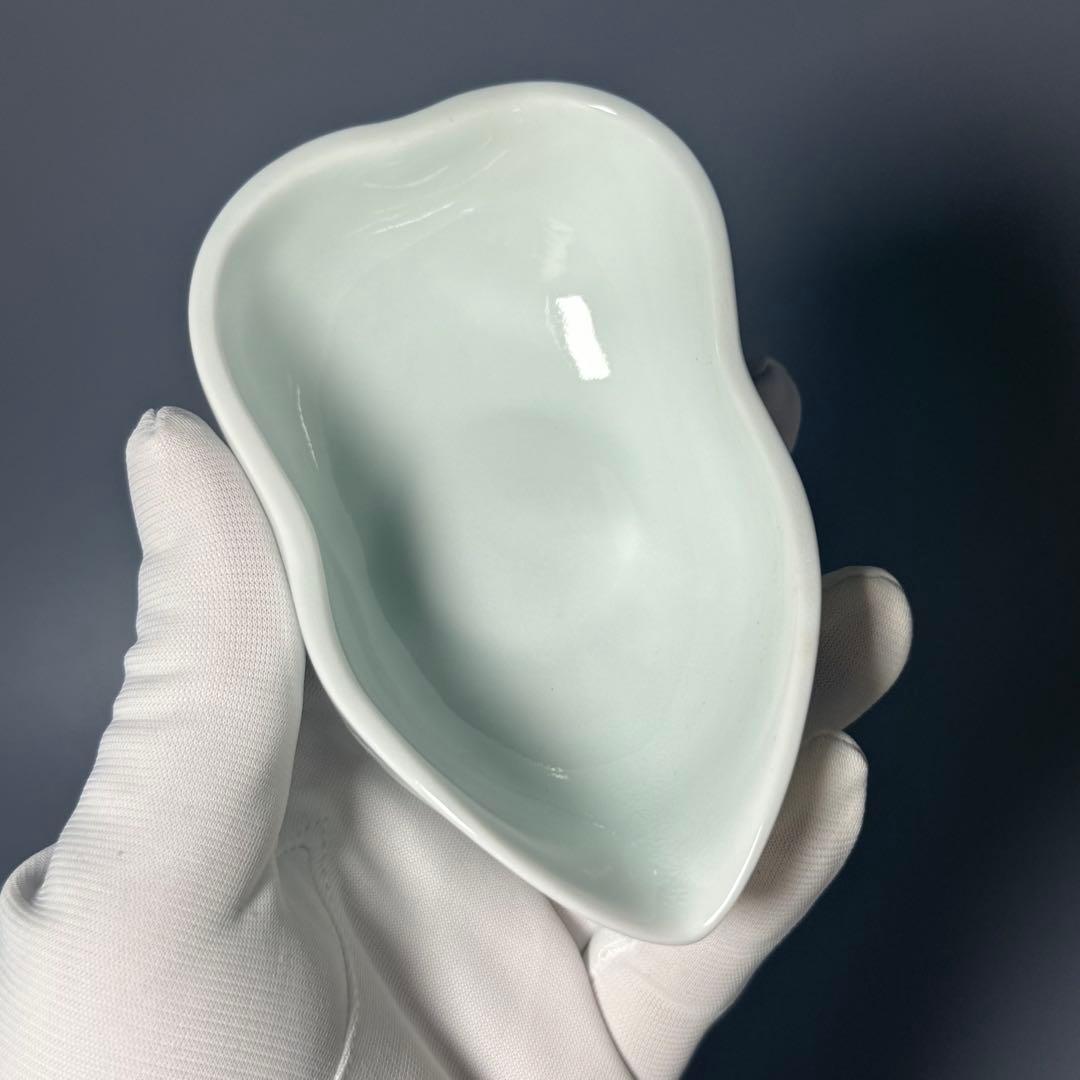 白磁の名工　樋渡陶六　煎茶器　揃い　茶道具　花彫文様　無傷　ほぼ未使用