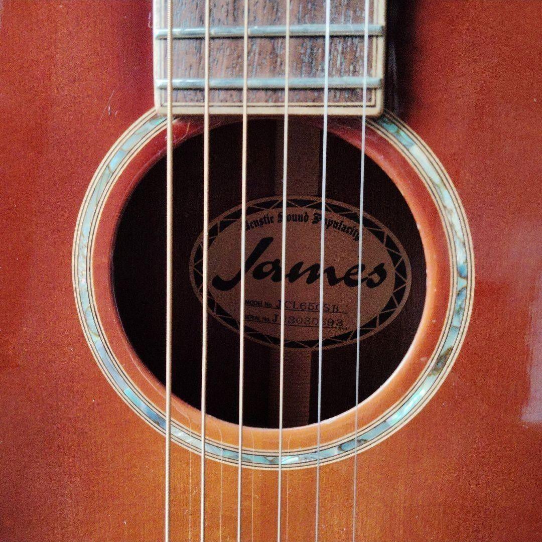 James　JCL650　ジェームス　アコースティックギター　トップ単板