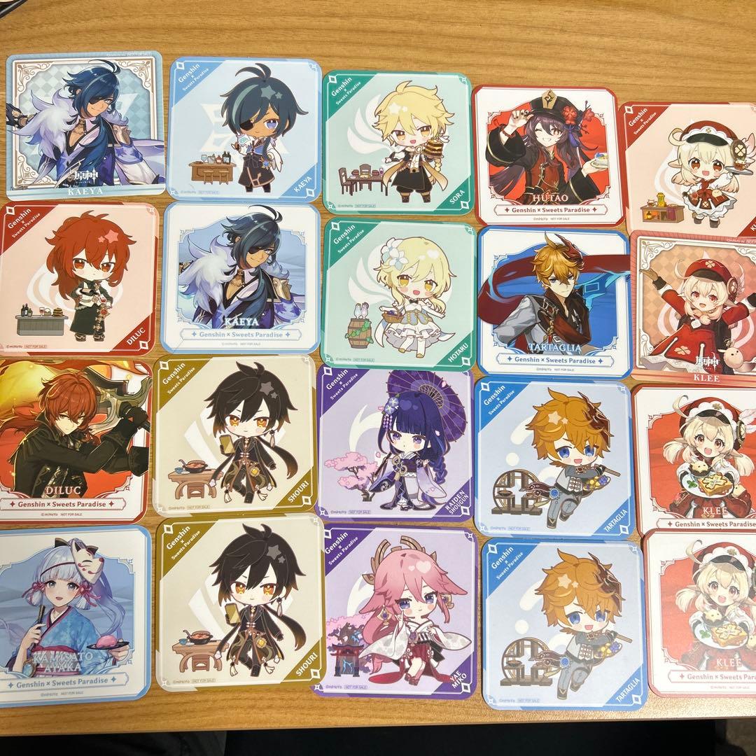 原神　缶バッジ　コースター　まとめ売り