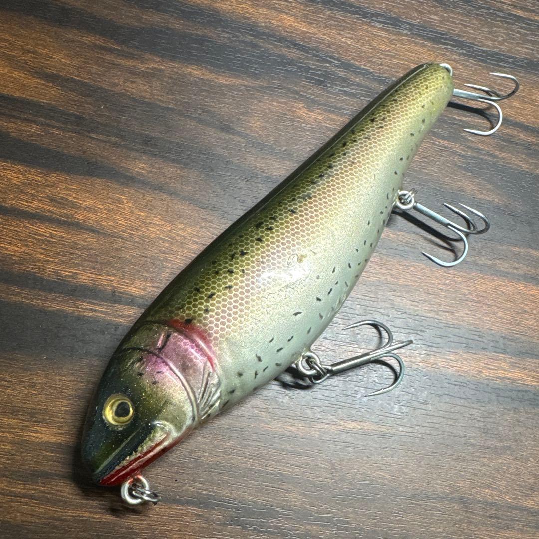 ランカーパンカー 8インチ (ウッド製) レインボートラウト