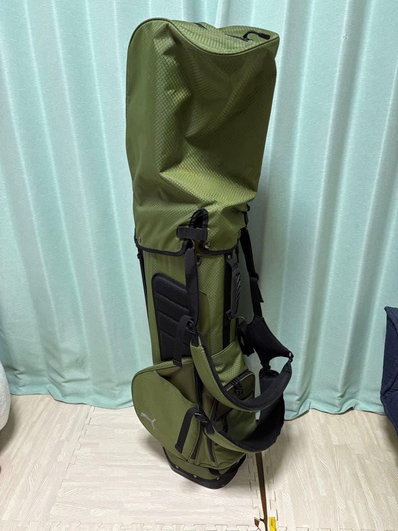 【tx27さん専用】Puma オリーブグリーン キャディバッグ