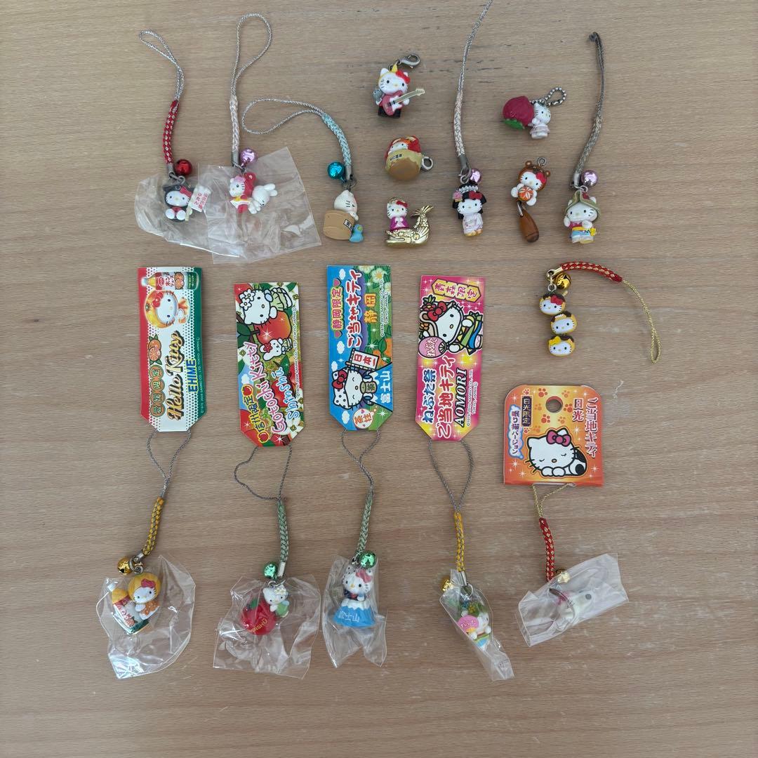 ハローキティ ご当地ストラップ まとめ売り