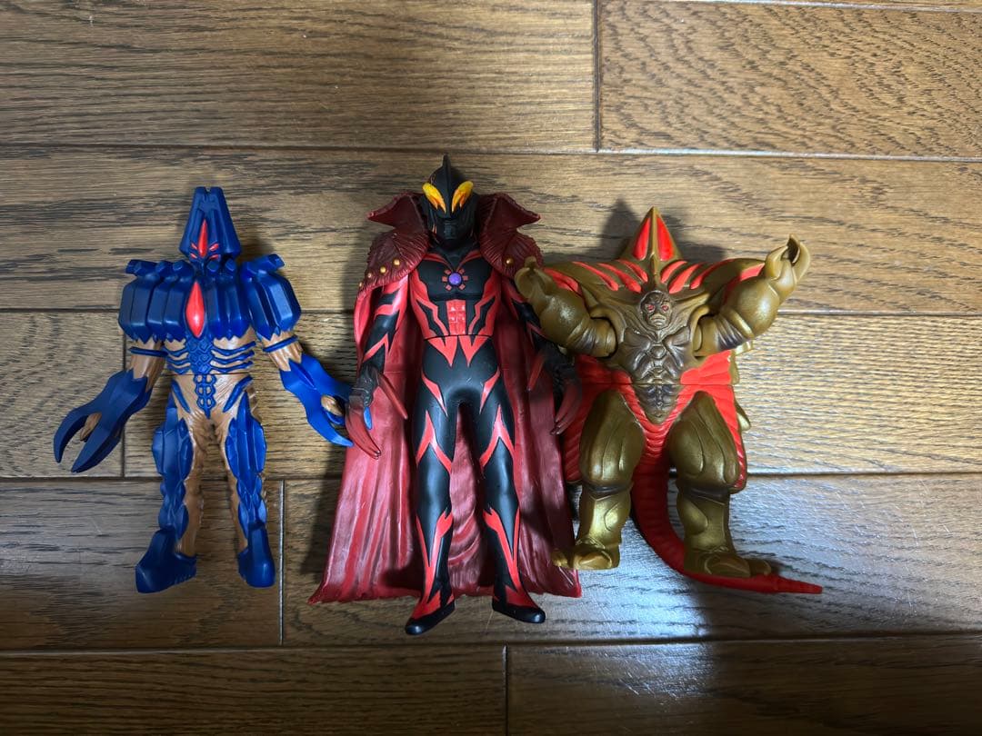 ベリアル、ウルトラマンゼロソフビセット(旧サイズ)