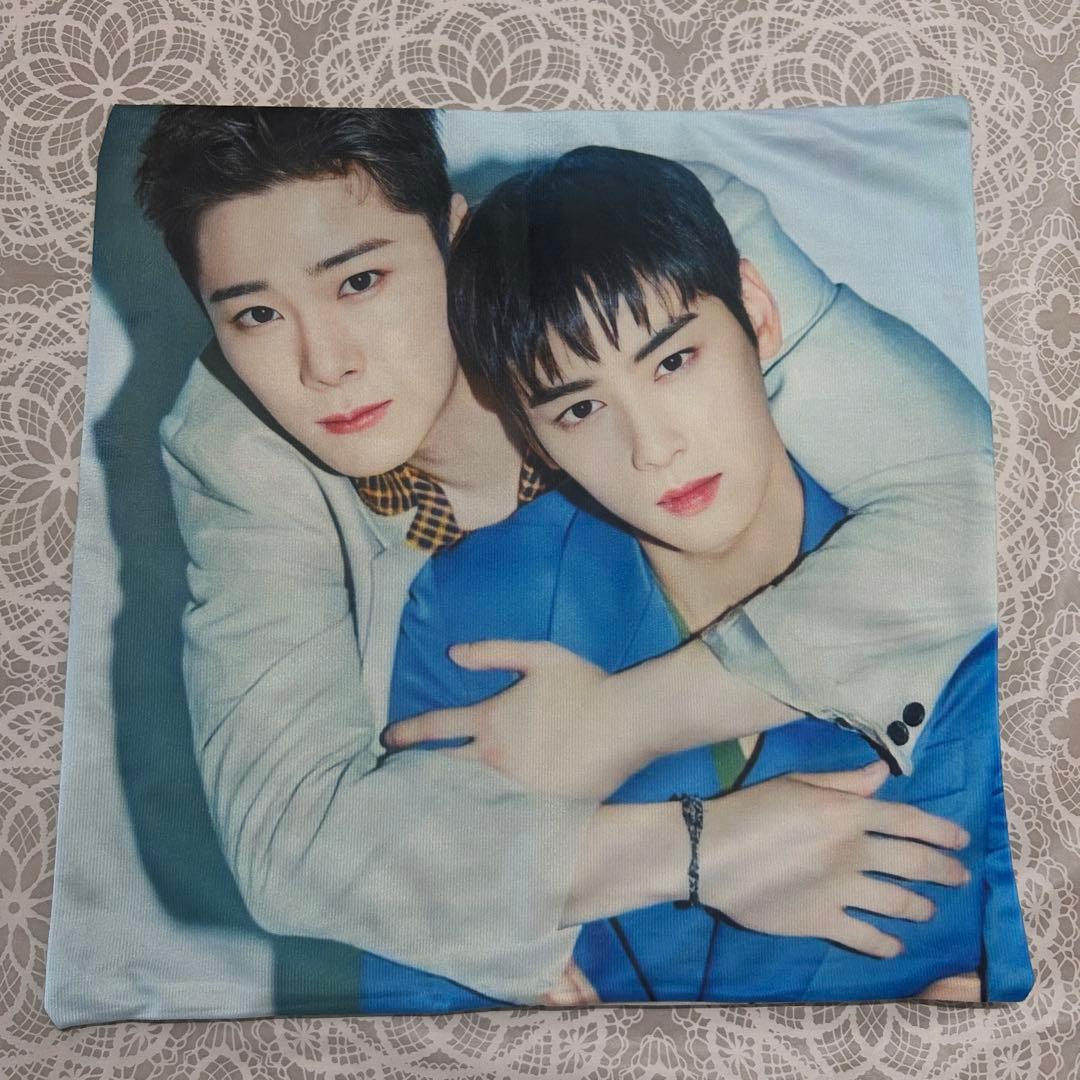 ASTROチャウヌ&ムンビンクッションカバー45×45