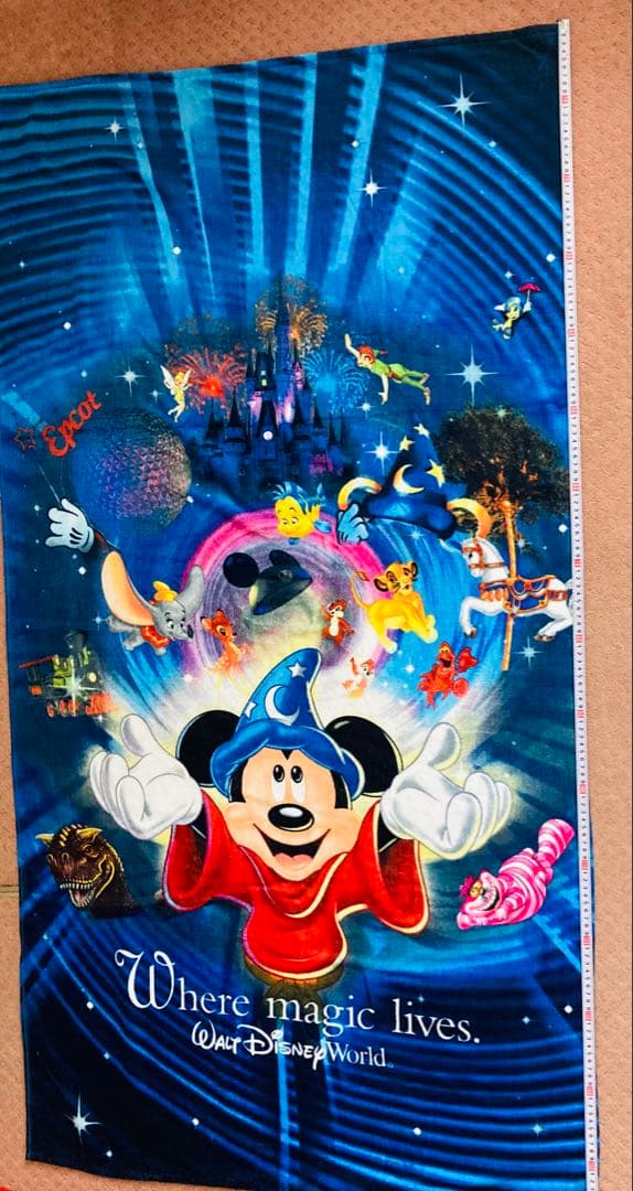 ウォルトディズニーワールド ミッキーマウス 大判バスタオル