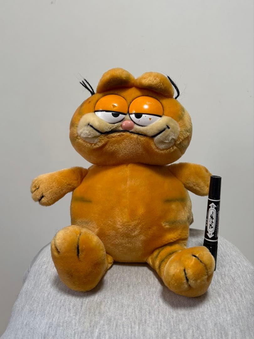 レア 80s ガーフィールド ぬいぐるみ 大きめサイズ DAKIN