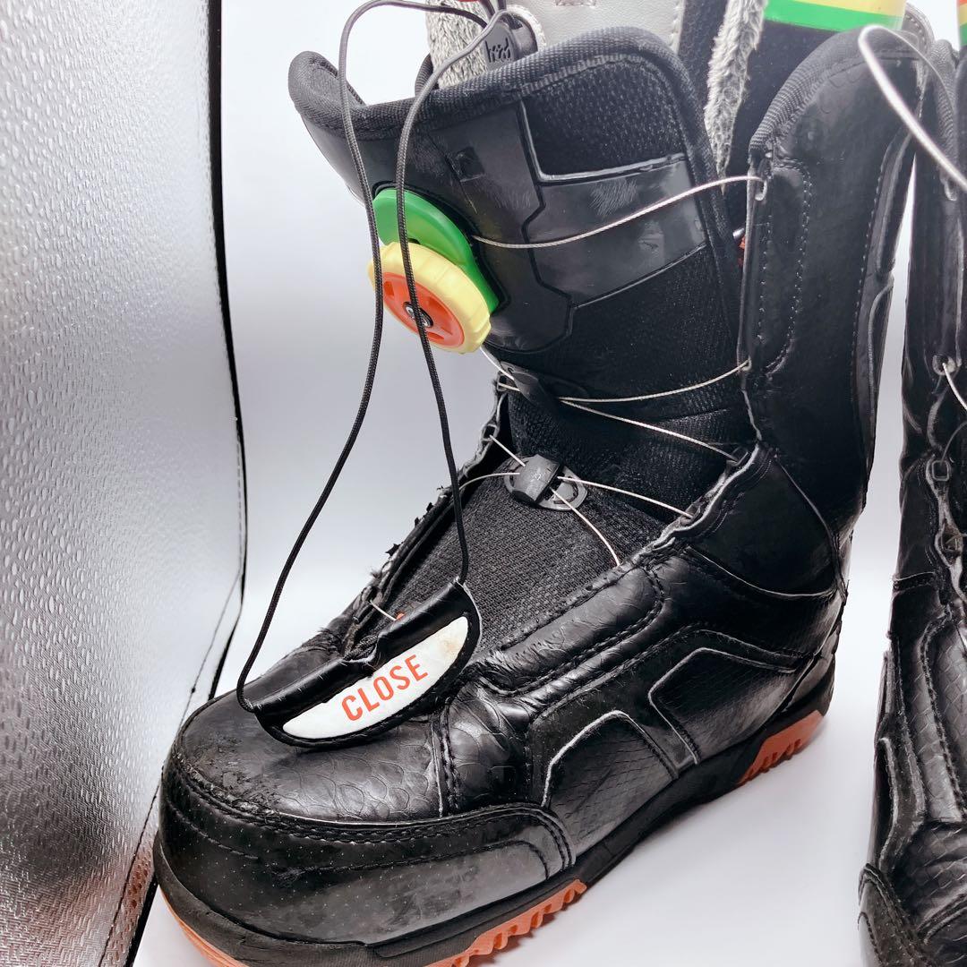 HEAD 26cm〜26.5cmスノーボードブーツ　ブラック　BOA　ボア