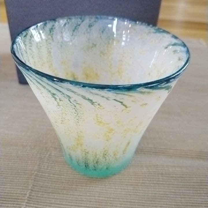 橋村野美知先生　硝子コップ2個セット 新品未使用自宅保管品