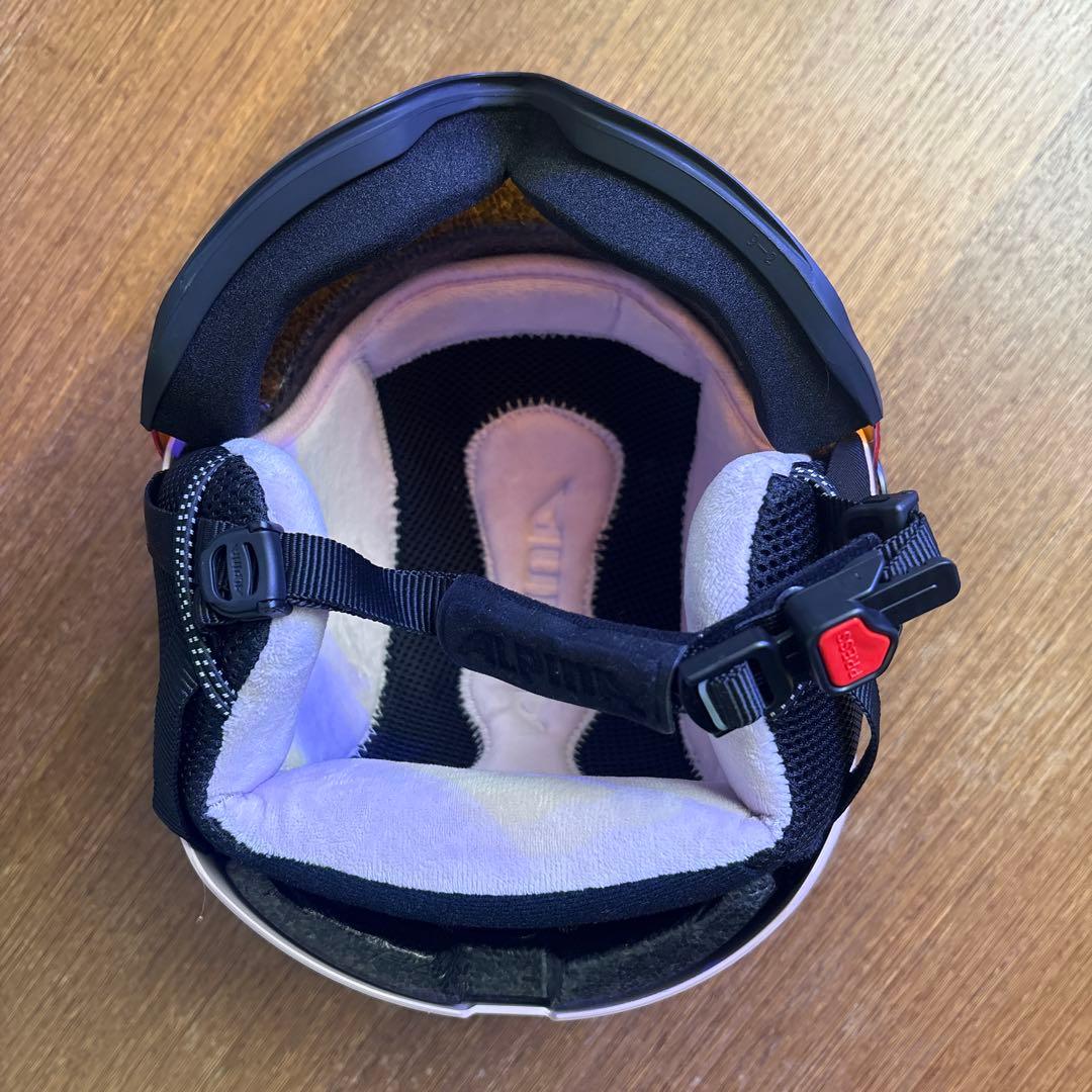 ALPINA バイザー付き ヘルメット キッズ用