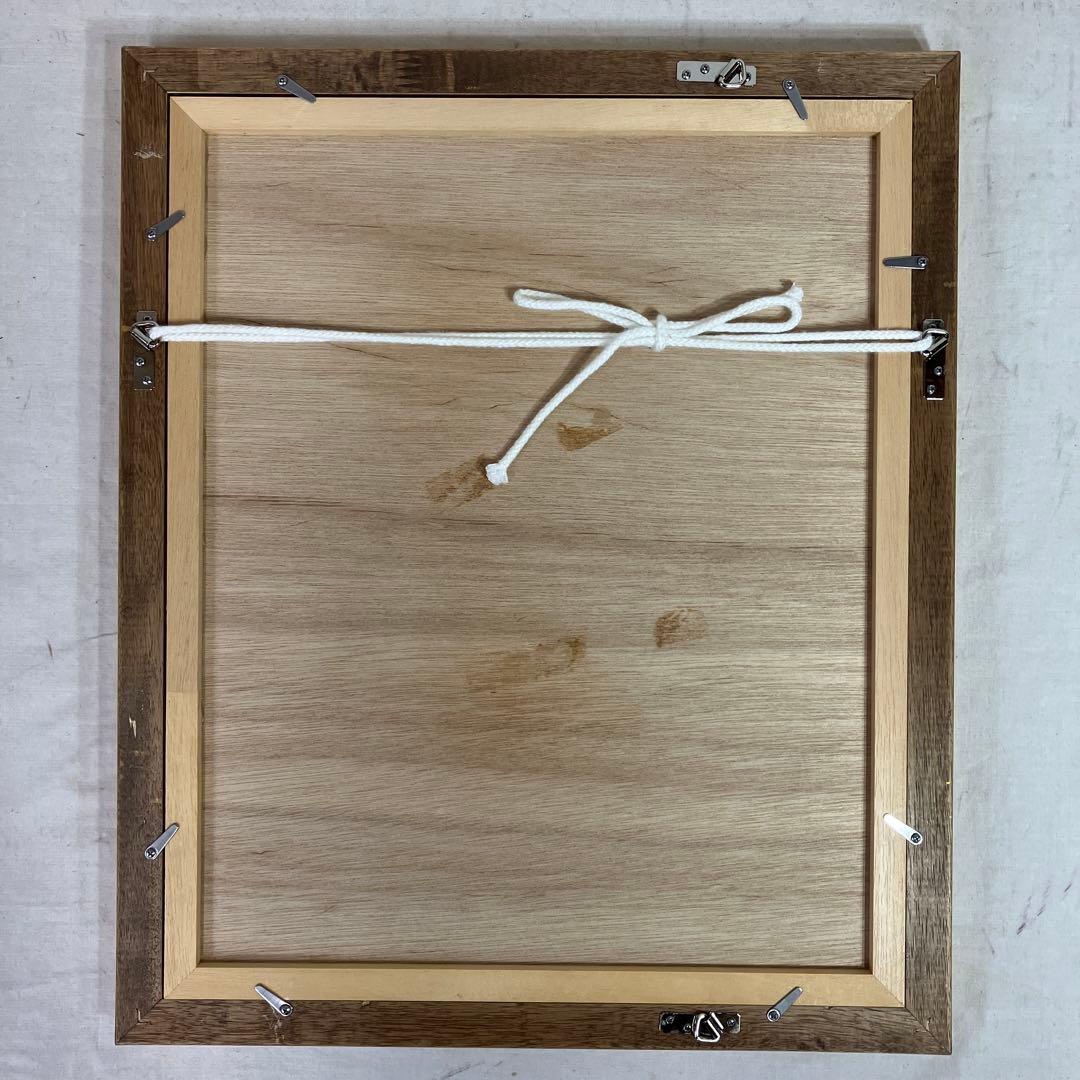 リトグラフ版画　ベルナールビュフェ 「青い花とランプ」