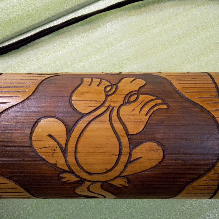 インドネシアの民族楽器（竹太鼓）　インドネシア　民族楽器　アンティーク