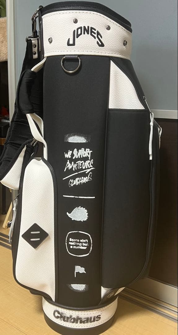 clubhaus× × JONES キャディバッグ　ステンシルカスタム　1点物