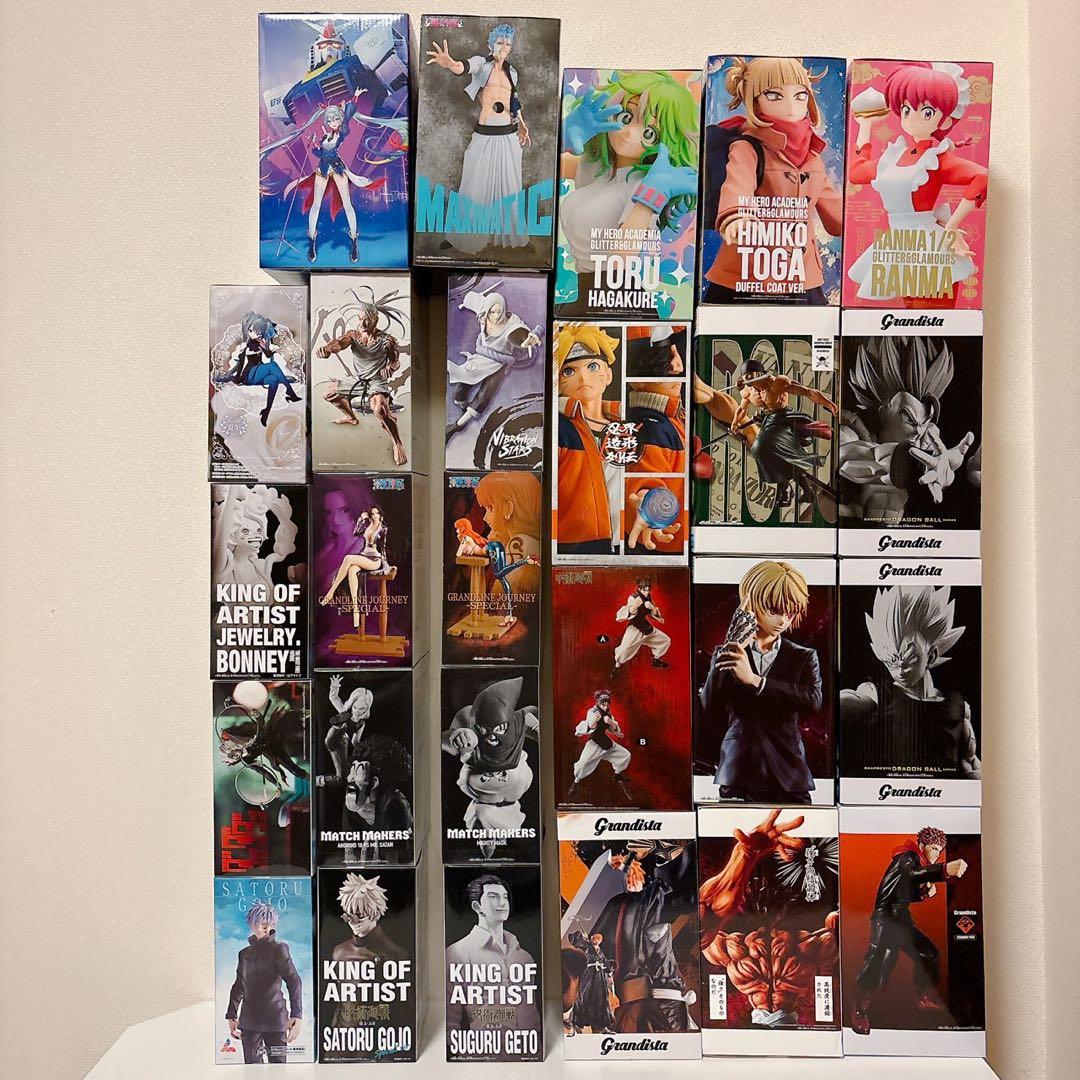 新品未開封 フィギュア26種 BLEACH・僕のヒーローアカデミア・初音ミク