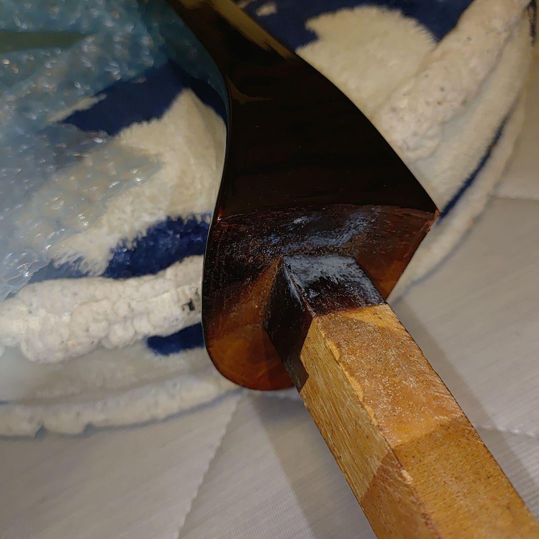 沖縄三線　棹単体　単体重量500g　けや木・樫木等の堅い材　(2)