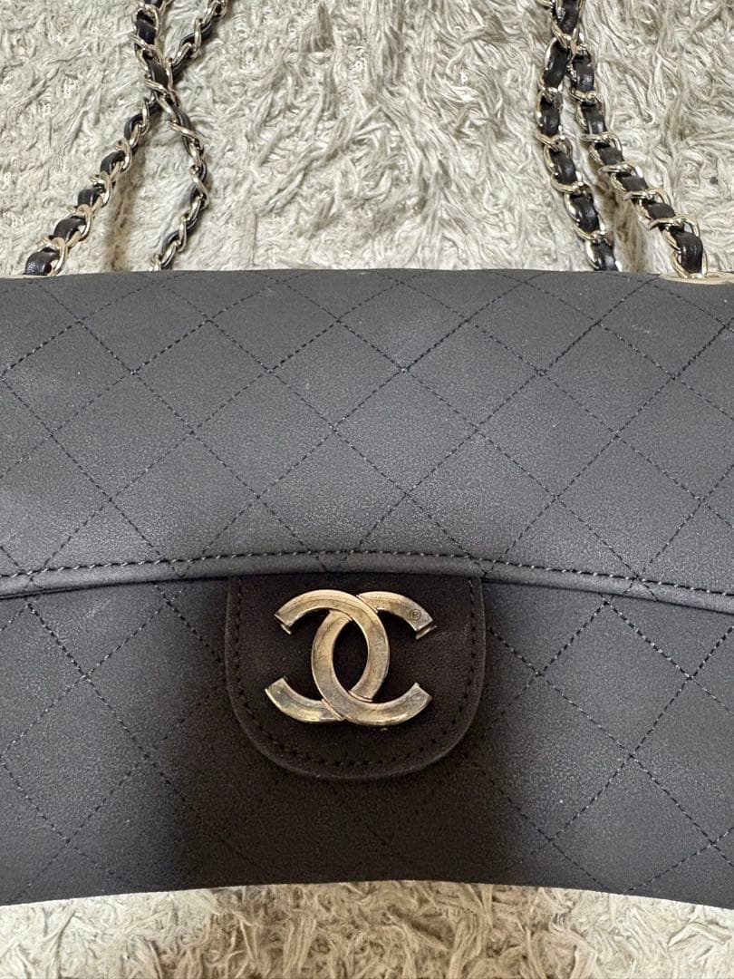 ③バックスキン風　　チェーンバッグ　ノベルティ