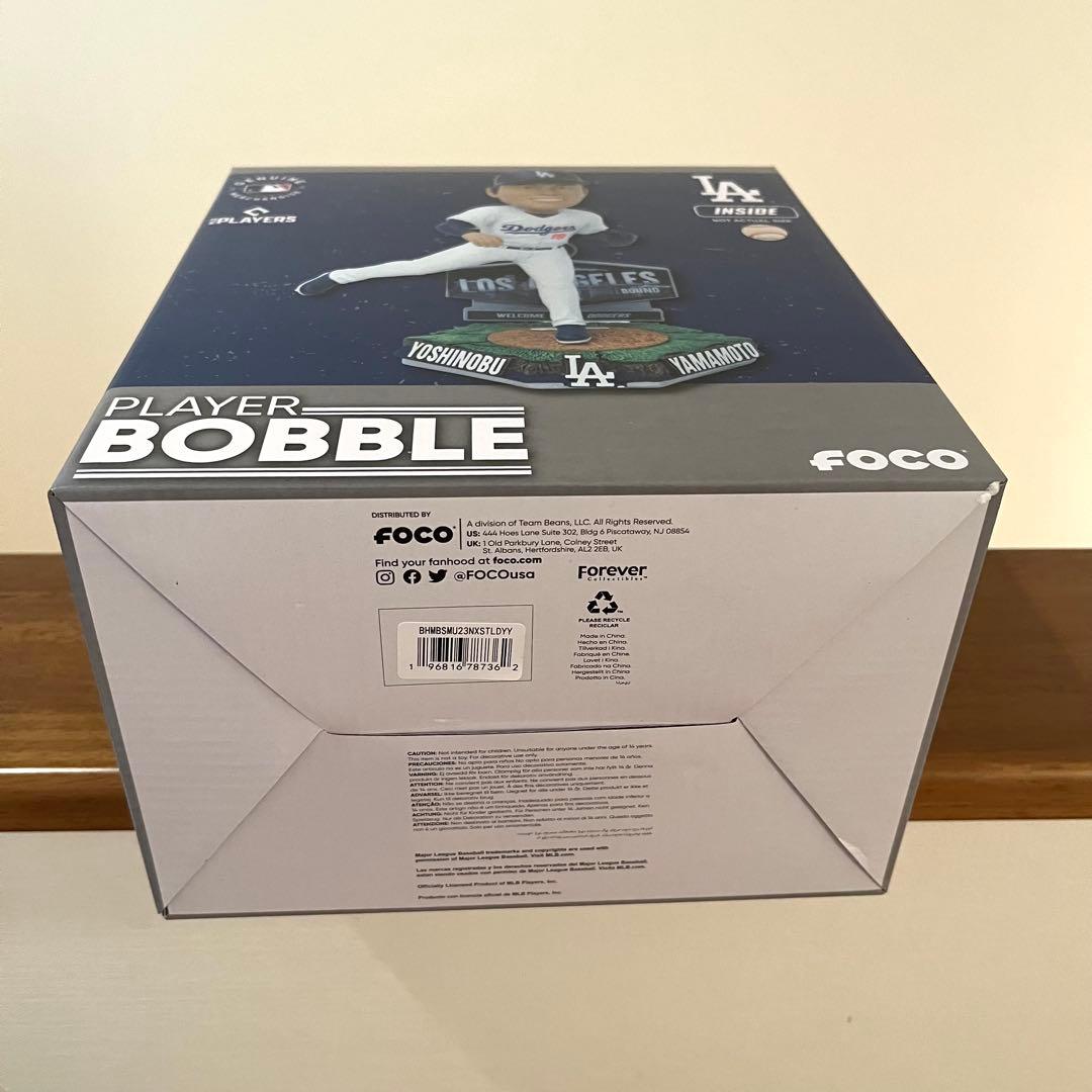 山本由伸　ドジャース　移籍記念　ボブルヘッド FOCO ユニフォーム　大谷翔平