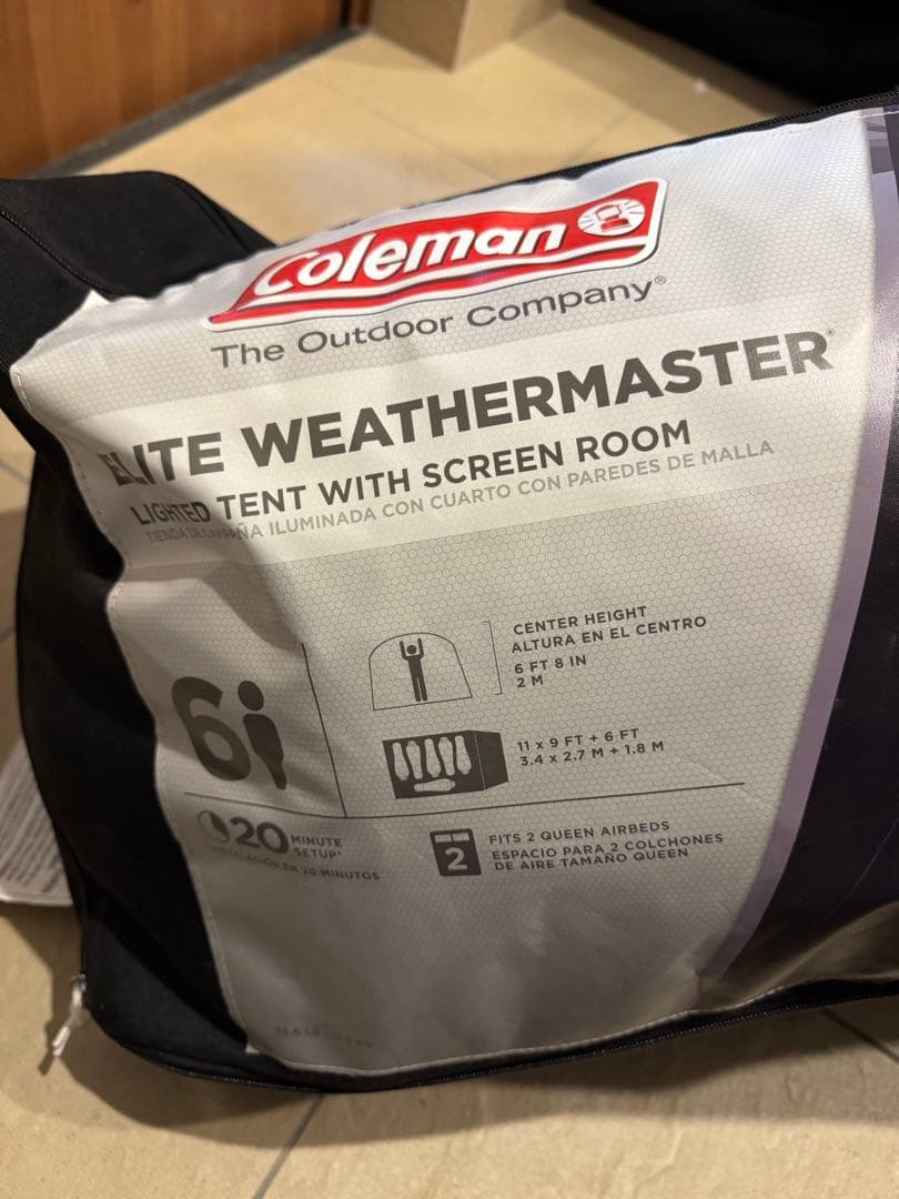 最終値下げ【希少】アメリカ版　Coleman エリートウエザーマスターテント