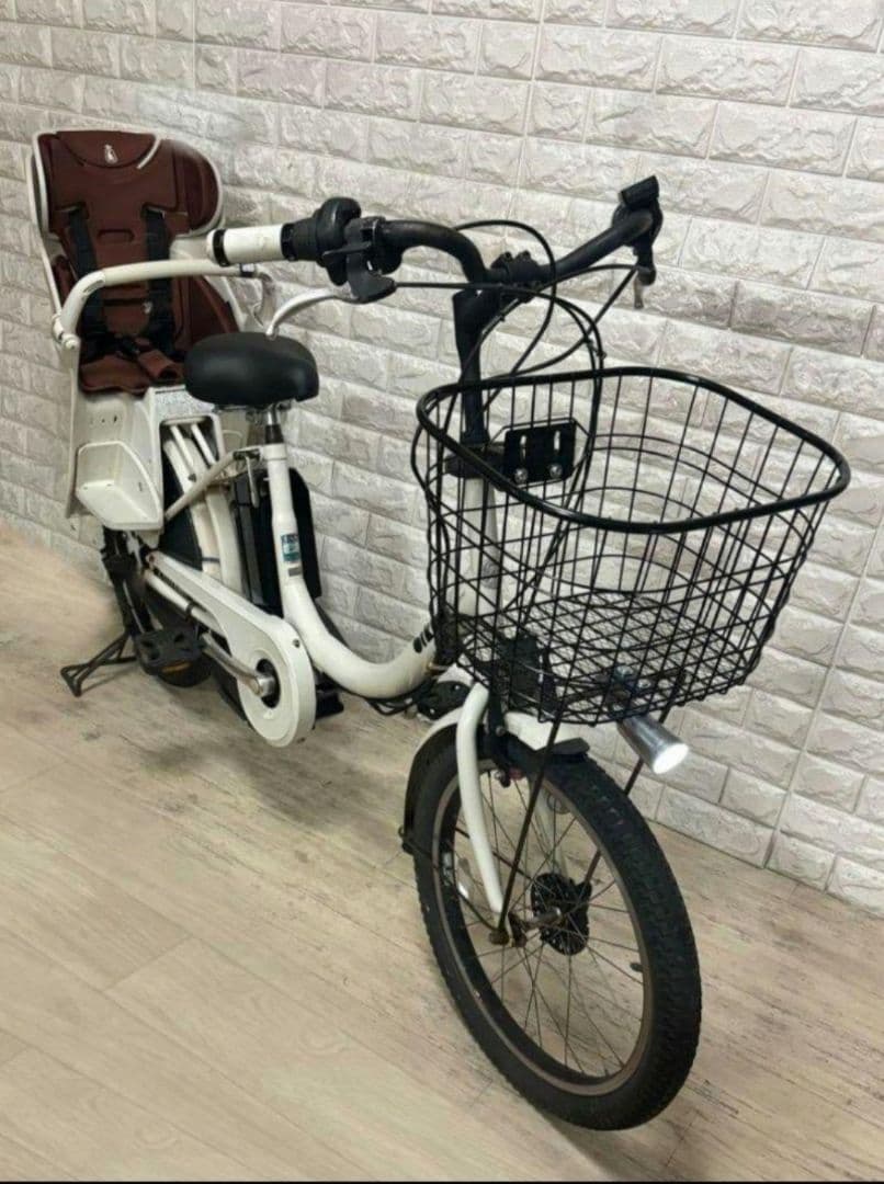✨美品✨室内保管✨純正チャイルドシート✨ブリヂストンビッケ子供乗せ電動自転車