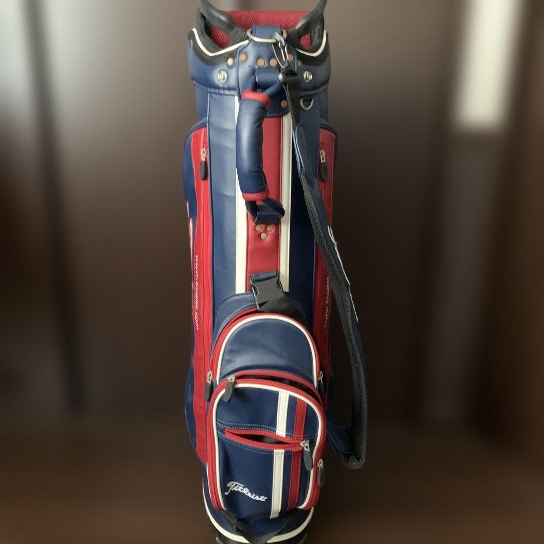 Titleist ゴルフバッグ ネイビー/レッド