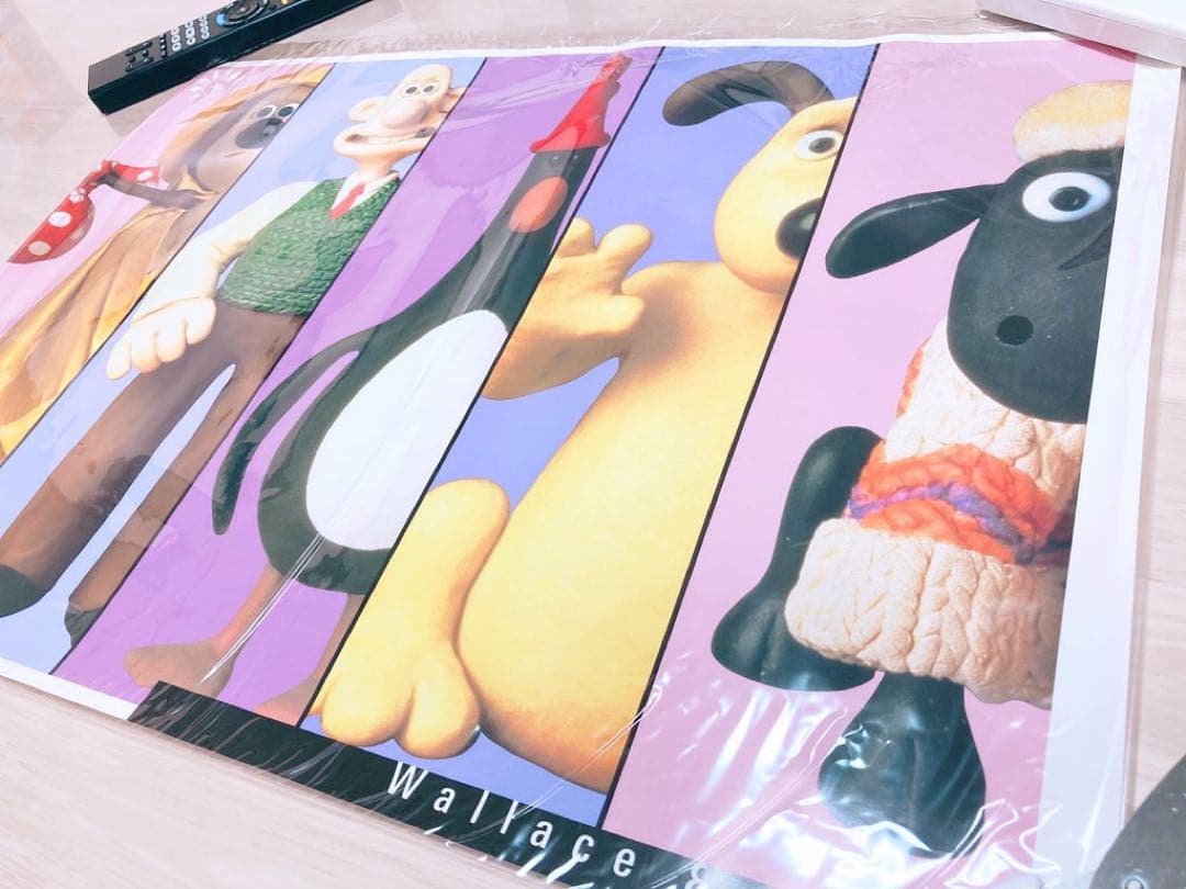 【新品未開封】ウォレスとグルミット　オリジナルポスター　アードマンスタジオ展限定