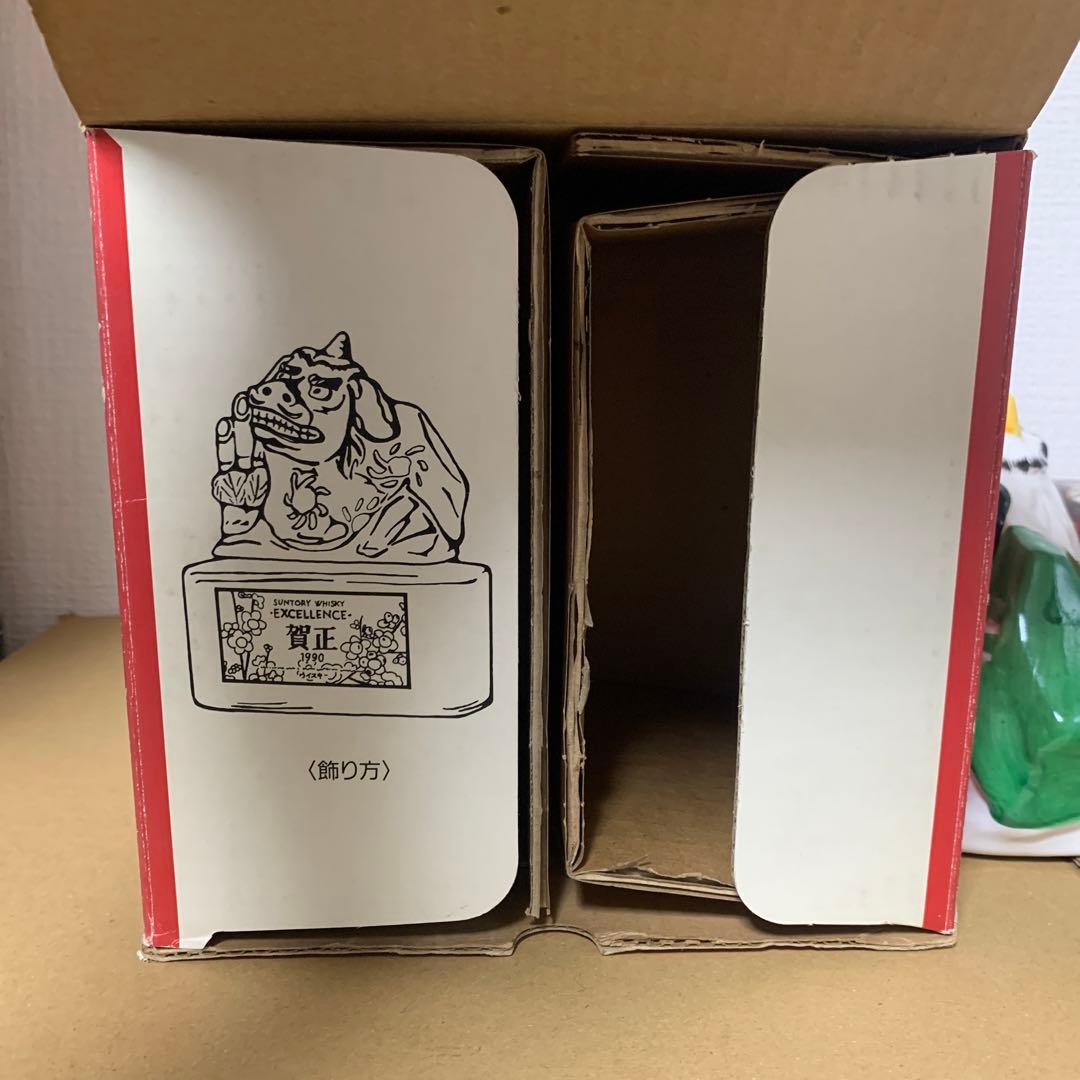美品　サントリーウイスキー　エクセレンス　1990年　賀正　陶器ボトル　未開封