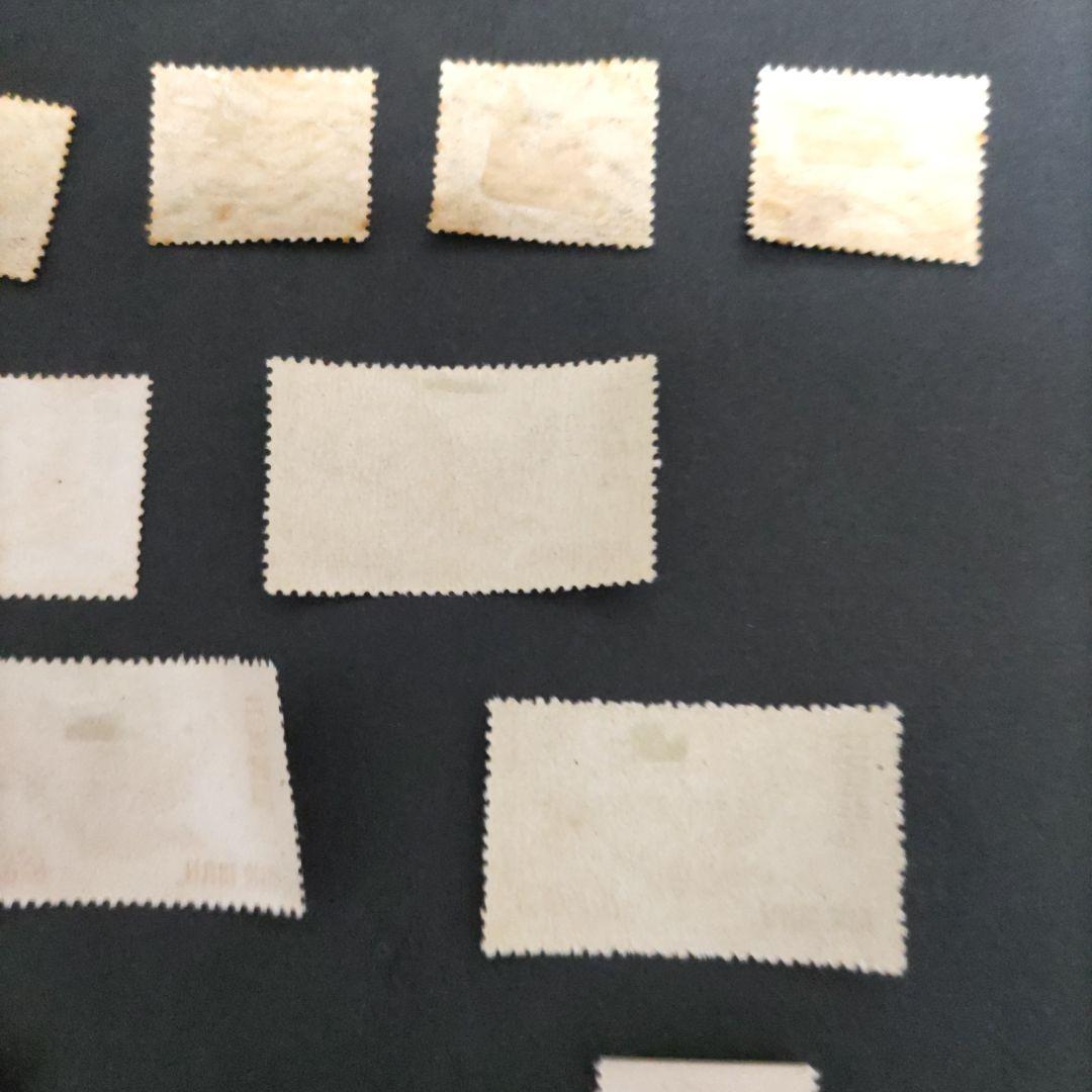 ぶ*ん様 銭単位　航空切手　未使用、使用済混合