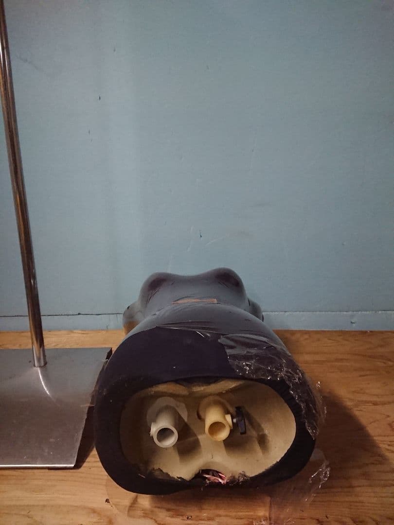 レトロ/ジャンク・昭和・平成？【中古】黒いタートルネックマネキンNo2