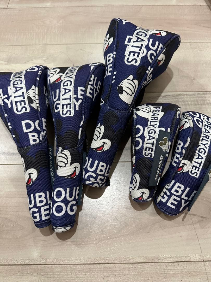 パーリーゲイツ　ミッキーコラボ　キャディーバック　ヘッドカバー　セット