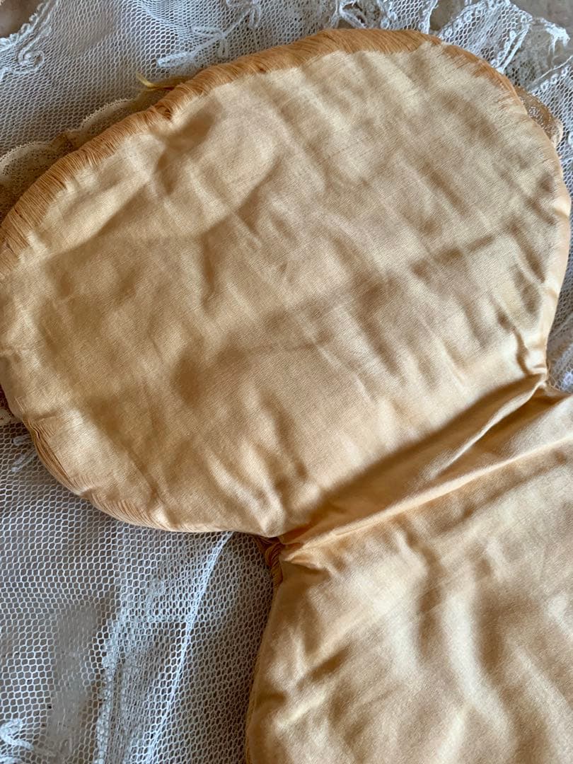 アンティークシルクハンキーケースロココモチーフ※フランス※アメリカ