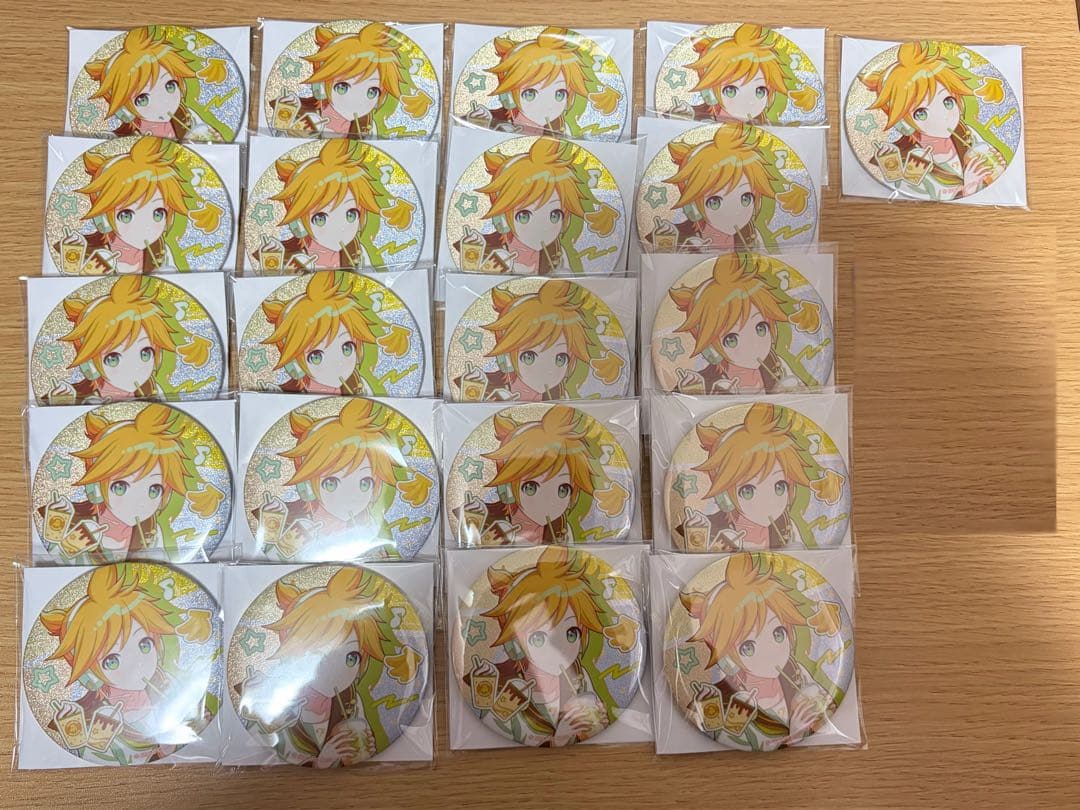 プロセカ 鏡音レン 缶バッジ バースデー まとめ売り