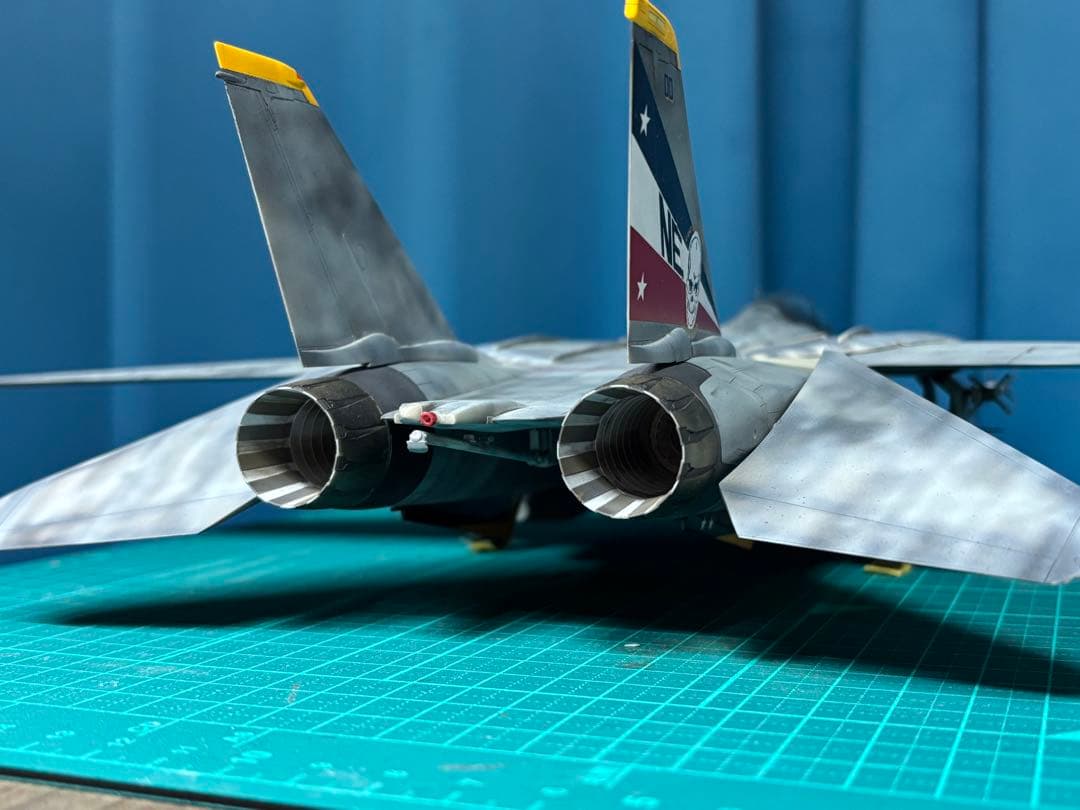 戦闘機　プラモデル　完成品　タミヤ　1/48　グラマン　F-14Dトムキャット