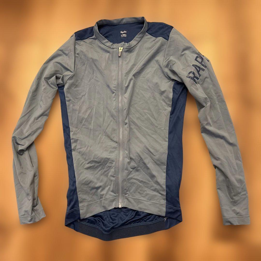 Rapha サイクルジャージ レディース長袖 グレー/ネイビー