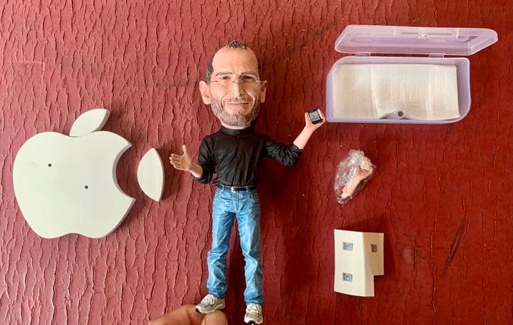 【送料無料！】スティーブ・ジョブズ フィギュア 非公式 香港製 超激レア!!!