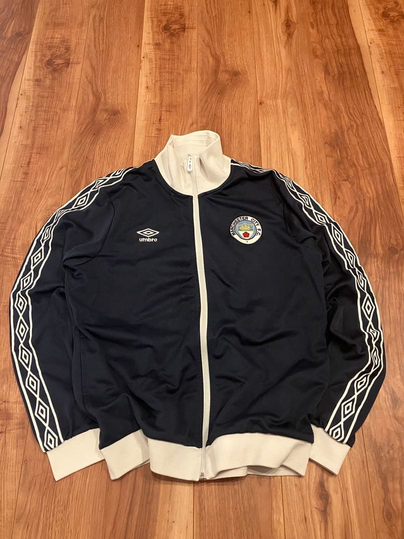 【希少】UMBRO×マンチェスターシティ　トラックジャケットドリルトップ 2XL