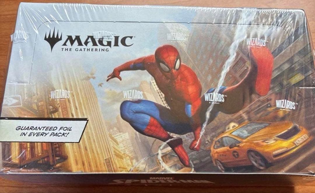 新品未開封 シュリンク付き MTG スパイダーマン プレイブースター 1box