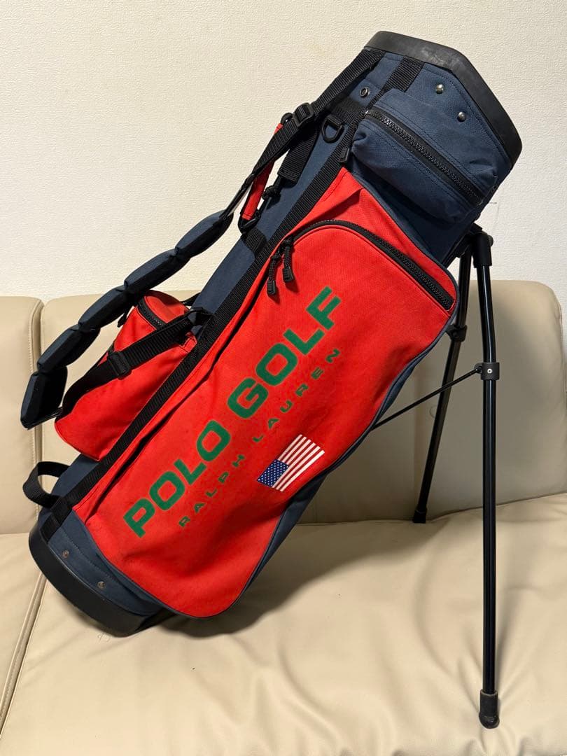 【送料込み】激レア　廃盤希少品　ポロ　POLO キャディバッグ