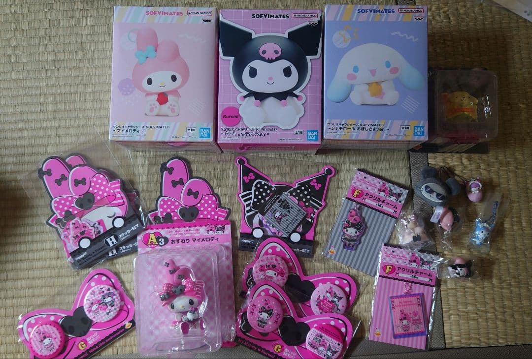 マイメロディ他 ぬいぐるみ・マスコットセット