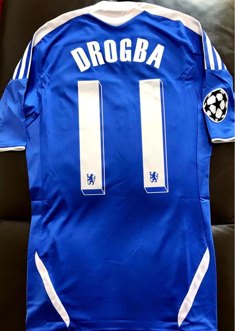 チェルシー ドログバ ユニフォーム(11/12CL決勝刺繍入り)