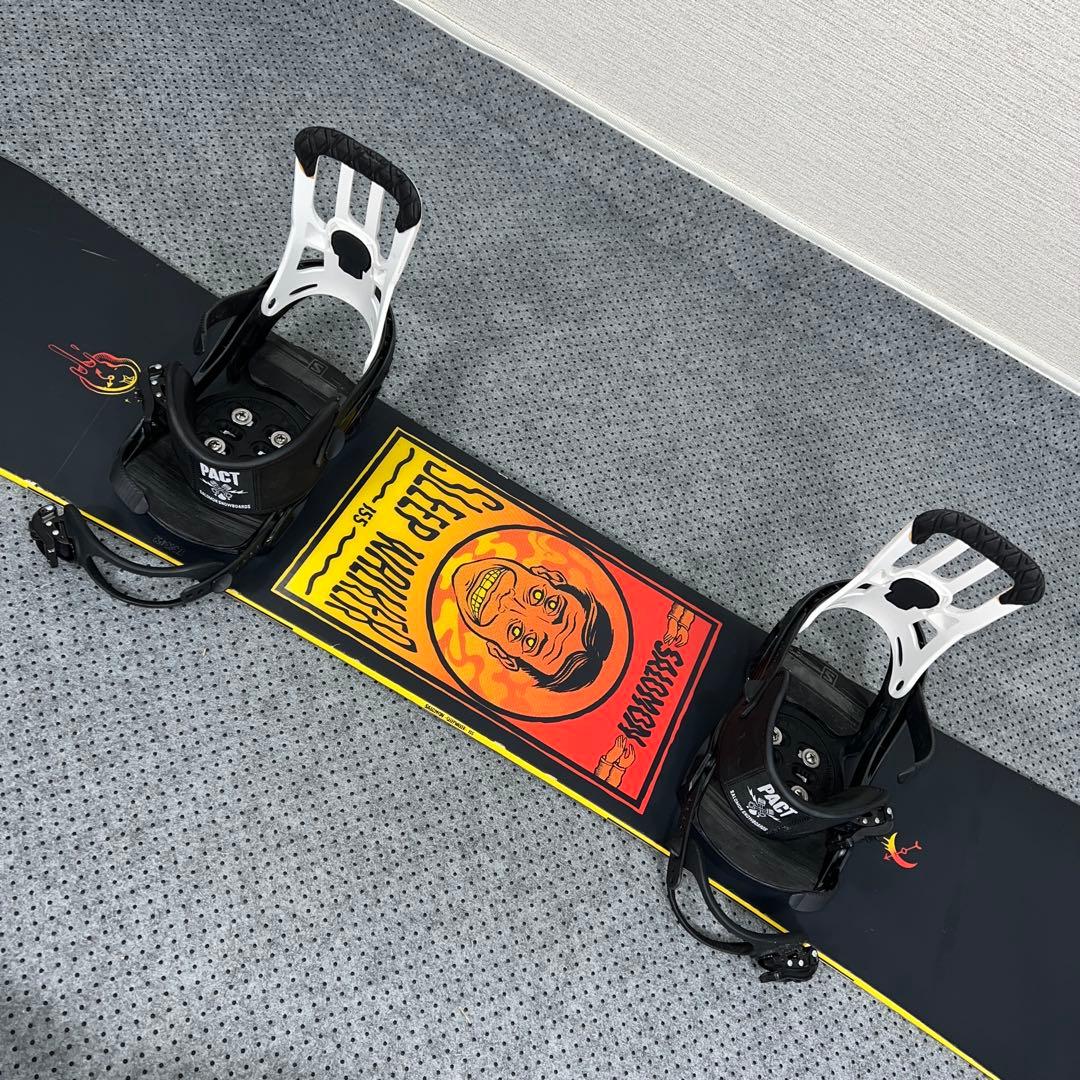 ５回使用 155cm SALOMON SLEEP WALKER×PACT M