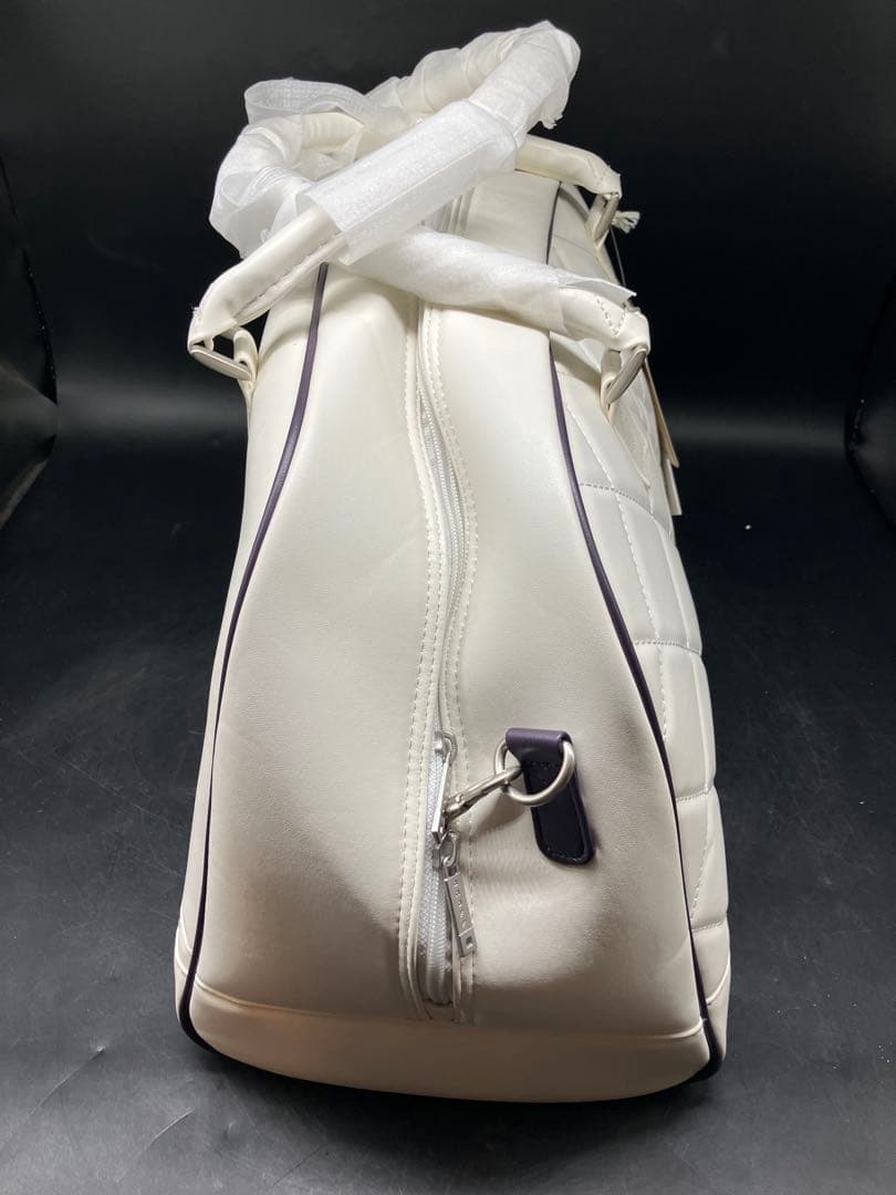 新品 オノフ ゴルフ ボストンバッグ シューズ収納ポケット付き 白